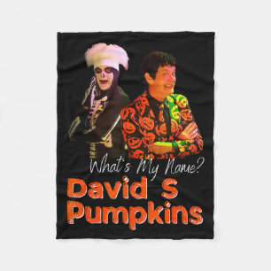 David S Pumpkins Skeleton Funny Skit Men Clothing  Fleece Blanket