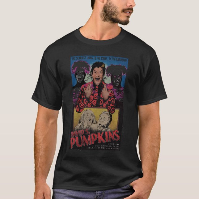 david s pumpkins vintage style poster  T-Shirt (Front)