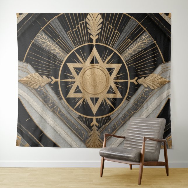 David Star Tapestry (In Situ (Horizontal))