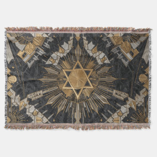 David Star Throw Blanket