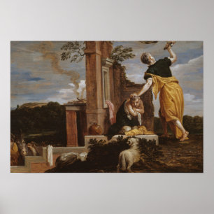 David Teniers the Younger - Abraham's Sacrifice of Poster