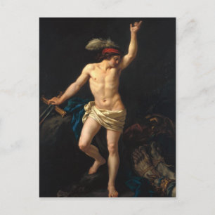 David Victorious, 1780 Postcard