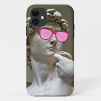 David wears rose coloured glasses   