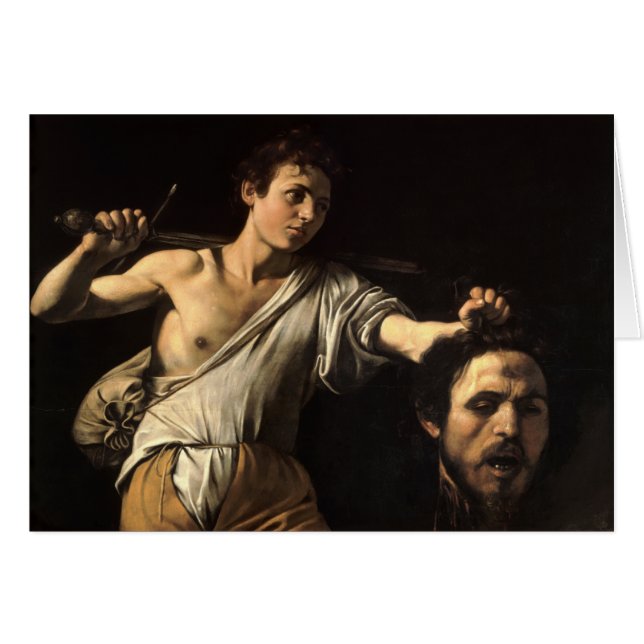 David with the Head of Goliath, Caravaggio (Front Horizontal)