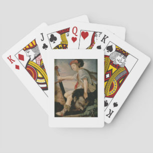 David with the Head of Goliath Playing Cards