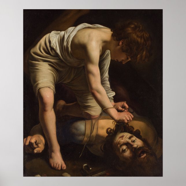 David with the Head of Goliath Poster (Front)