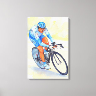 Davide REBELLIN 2005 Watercolor Canvas Print