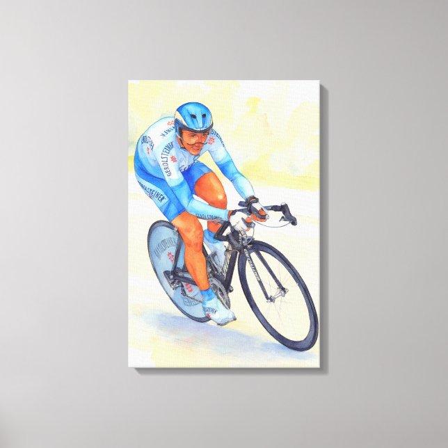 Davide REBELLIN 2005 Watercolor Canvas Print (Front)