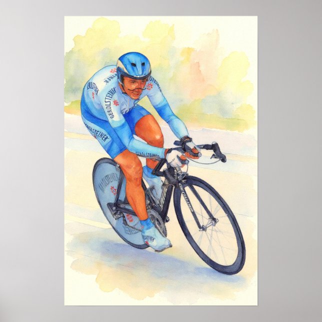 Davide REBELLIN 2005 Watercolor Poster (Front)