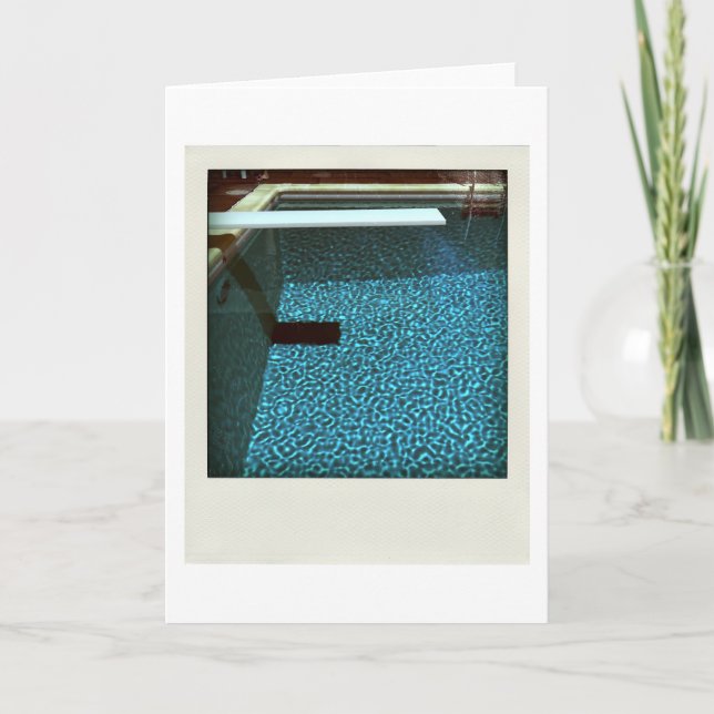 David's Pool 0916 3d Computer Art card (Front)