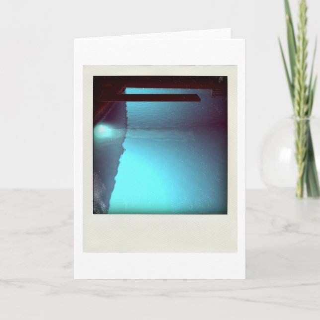 David's Pool 09d07 3d Computer Art card (Front)