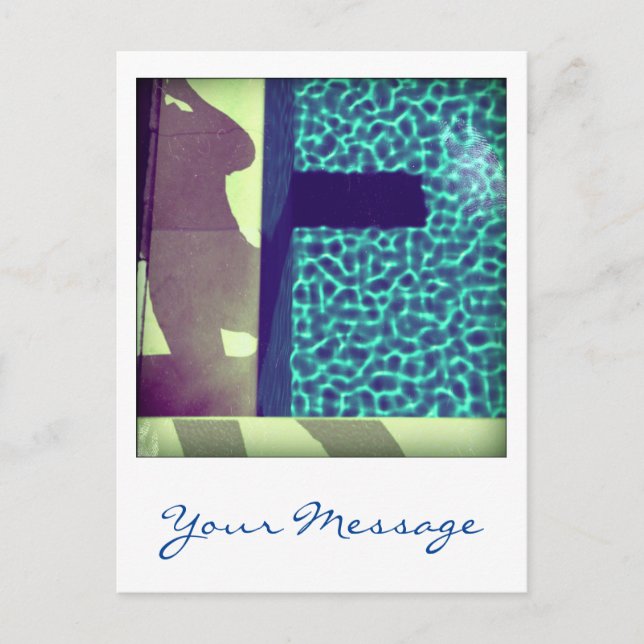 David's Pool 10e05 Custom 3d Computer Art postcard (Front)