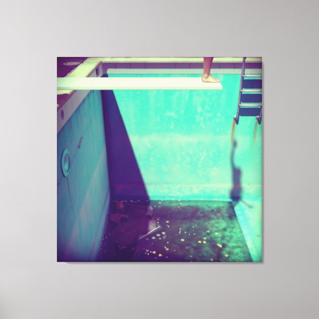 DAVID'S POOL SERIES p09f21 Canvas Print (Front)