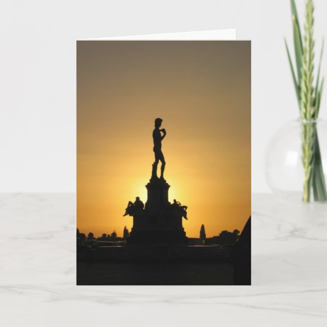 David's Silhouette Card (Front)