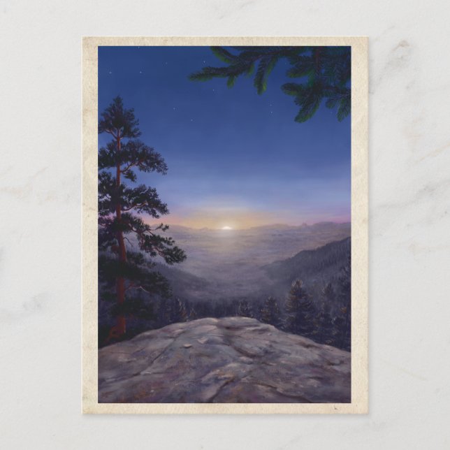 David's View - Postcard (Front)