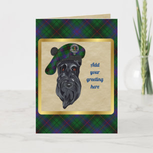 Davidson Badge & Tartan Personalised Card