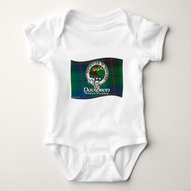 Davidson Clan Baby Bodysuit (Front)