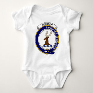 Davidson Clan Badge Baby Bodysuit