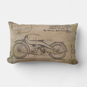 Davidson Motorcycle Patent Harley Pending Bike Lumbar Cushion