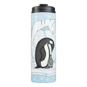 Davin and Annie the Penguins Thermal Tumbler