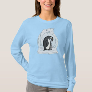 Davin and Annie the Penguins Women's Dark Shirt