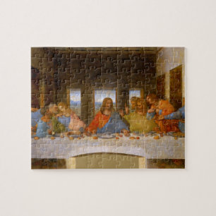Davinci Last Supper fine art print artwork Jigsaw Puzzle