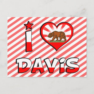 Davis, CA Postcard