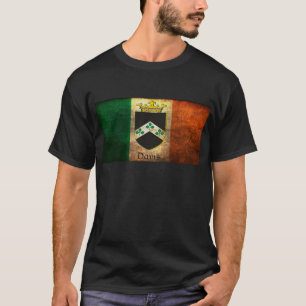 Davis Crest Irish Flag T-Shirt
