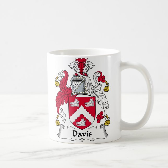 Davis Family Crest Coffee Mug (Right)