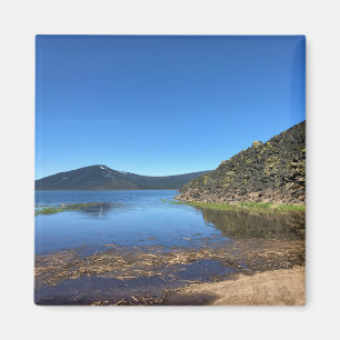 Davis Lake with Lava Rocks, Oregon Magnet