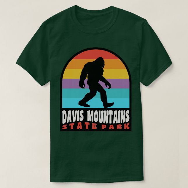 Davis Mountains State Park Texas T-Shirt (Design Front)