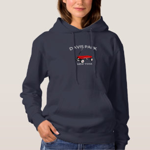 DAVIS PARK Fire Island red wagon Long Island NY Hoodie