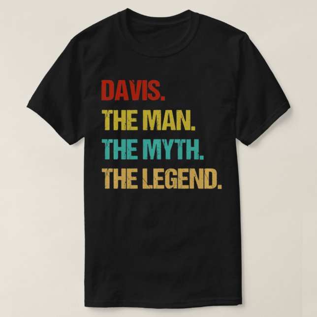 Davis The Man The Myth The Legend Pullover  (Design Front)