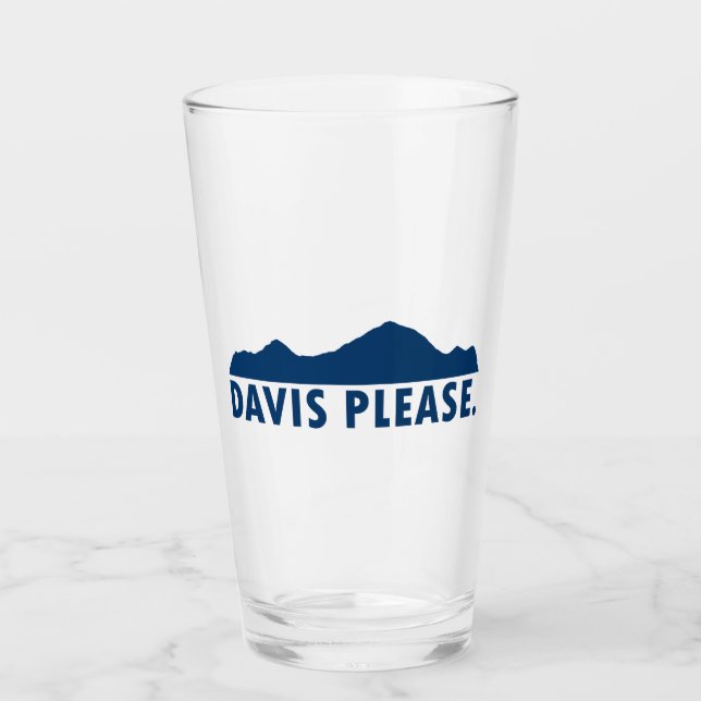 Davis West Virginia Please Glass (Front)