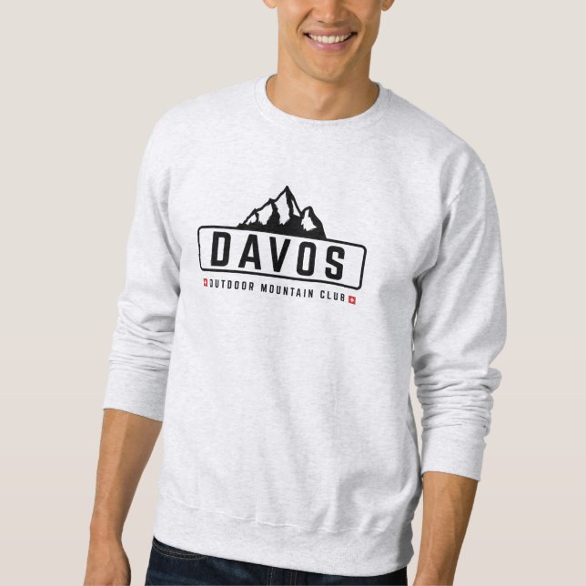 Davos Switzerland Outdoors  Sweatshirt (Front)