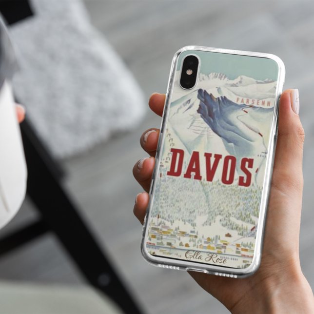 Davos, Switzerland | Vintage Travel  Samsung Galaxy S22 Case (Creator Uploaded)