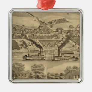 Davosburgh coal works metal tree decoration