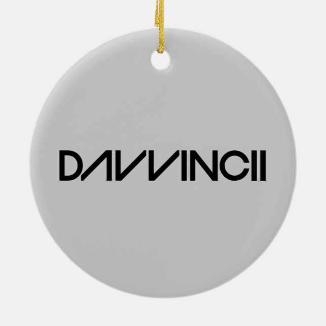 Davvincii Ceramic Tree Decoration (Back)
