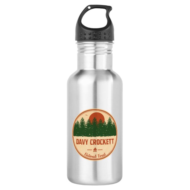 Davy Crockett National Forest 532 Ml Water Bottle (Front)