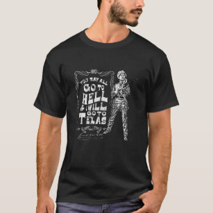 Davy Crockett Texas Alamo Quotes Souvenir T-Shirt