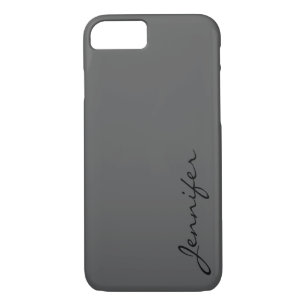 Davy grey colour background Case-Mate iPhone case