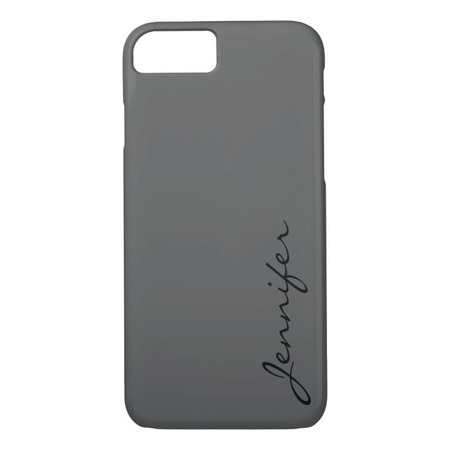 Davy grey colour background Case-Mate iPhone case (Back)