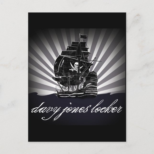 davy jones locker postcard (Front)