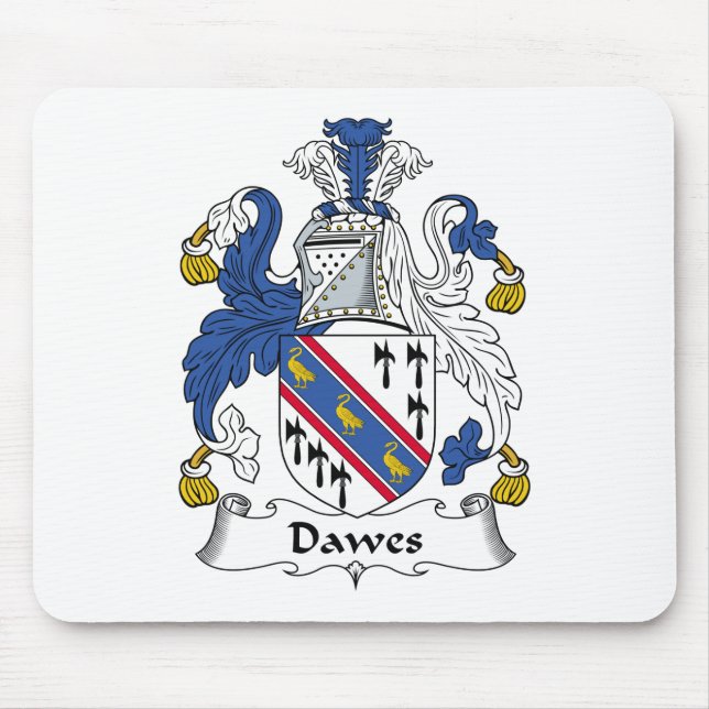 Dawes Family Crest Mouse Pad (Front)