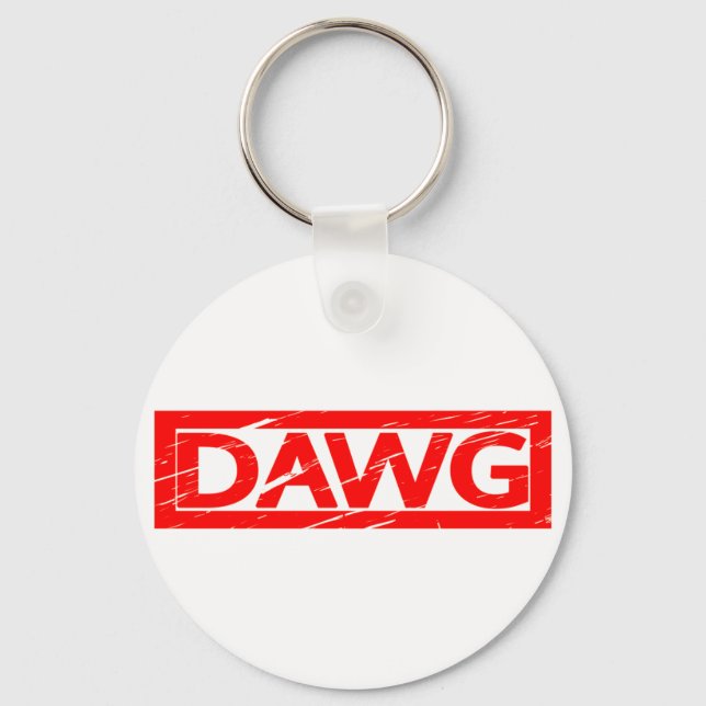 Dawg Stamp Key Ring (Front)