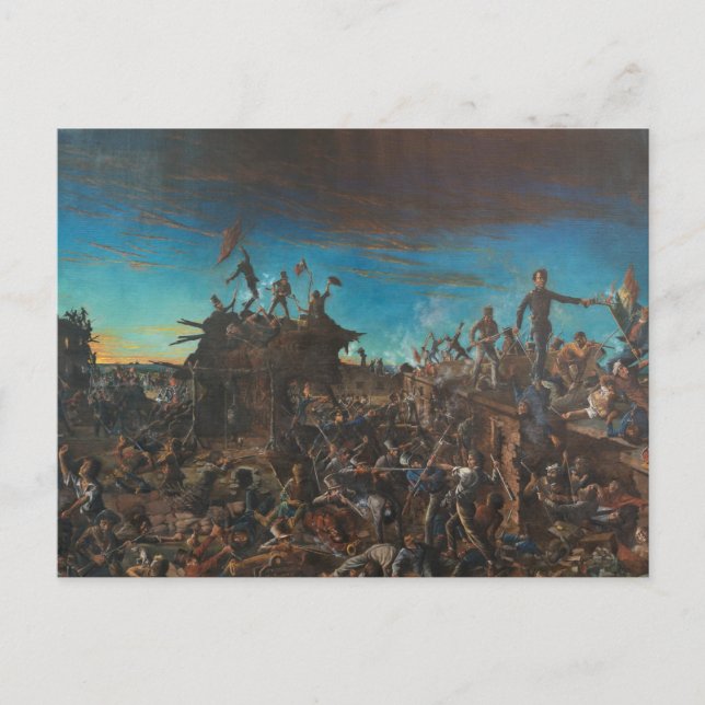 Dawn at the Alamo Postcard (Front)