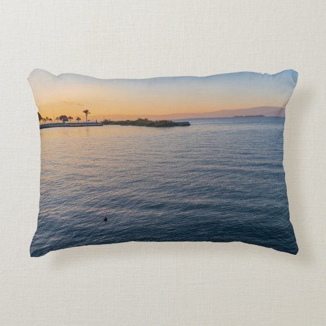 dawn breaks in chapala mexico decorative cushion (Front)