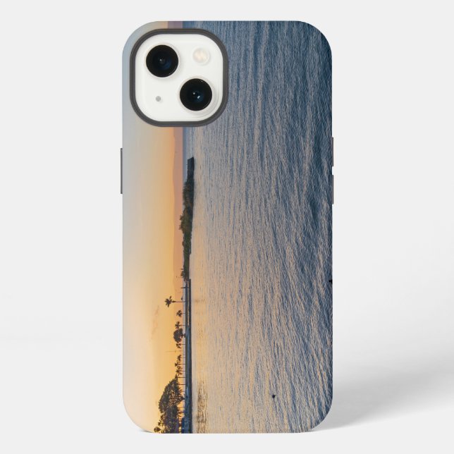 dawn breaks in chapala mexico iPhone case (Back)