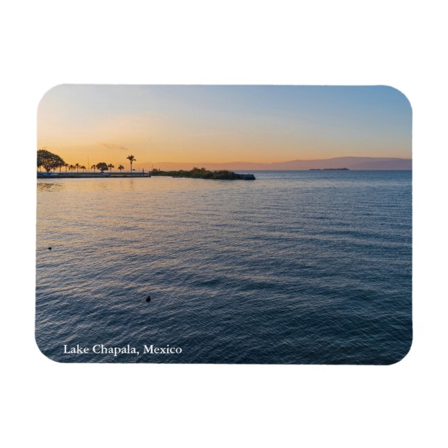 dawn breaks in chapala mexico magnet (Horizontal)