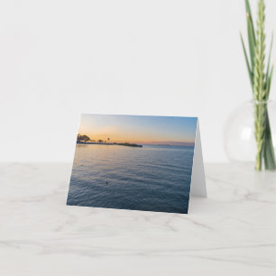 dawn breaks in chapala mexico thank you card
